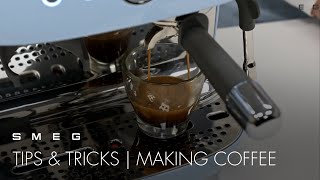 Tip amp Tricks for Making Coffee  Smeg Manual Coffee Machines [upl. by Jacquetta407]