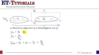 Berechnung der Spannung in Abhängigkeit von der Stromstärke [upl. by Llenet]