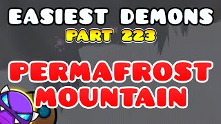 Secret Way Geometry Dash  Permafrost Mountain  Demon Nº 223  Road To 500 Easy Demons  GD 22 [upl. by Allenrad155]