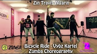 Bicycle Ride  Vybz Kartel  Zumba Fitness  Travis Algarin [upl. by Atiuqes]