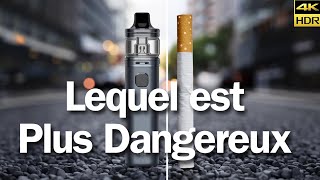 Tabac vs Vape  Lequel est vraiment plus dangereux [upl. by Keeryt]