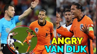 Referee Must Explain Why He Awarded England Penalty  Virgil van Dijk  EURO 2024 [upl. by Fricke]