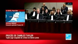 Charles Taylor déclaré coupable de crimes de guerre en Sierra Leone [upl. by Darsey]