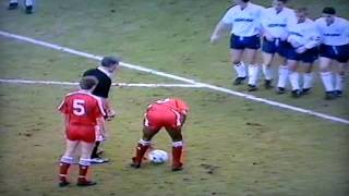 Liverpool 22 Luton Town Lge Black Nogan Short Hlights 13th Jan 1990 [upl. by Baoj]