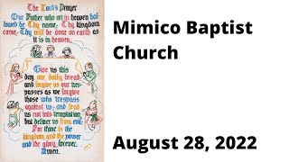 Mimico Baptist Church livestream August 28 2022 [upl. by Alyakim554]