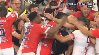 Highlights SK Slavia Praha  Raków Częstochowa play off Konferenční ligy [upl. by Kinghorn]