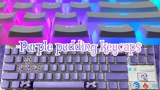 Purple Pudding Keycaps [upl. by Cori283]