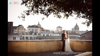 Caracalla Wedding Video Civil Marriage in Rome [upl. by Stanway322]