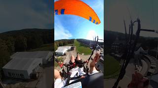 Smooth landing 😎 parapente mountains insta360 paraglide gleitschirm paragliding slovenia [upl. by Eek]