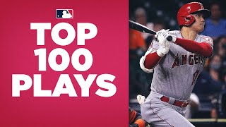 The Top 100 Plays of 2021  MLB Highlights [upl. by Dnaloy102]