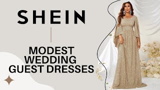 TOP 10 SHEIN MODEST WEDDING GUEST DRESSES MAY 2023 [upl. by Aicyle]