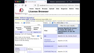 FOSSology Using Simple Package Upload Example [upl. by Septima]