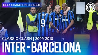 CLASSIC CLASH  INTER 31 BARCELONA 200910  HIGHLIGHTS ⚽⚫🔵 [upl. by Noizneb371]