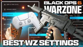 The ONLY BO6 Warzone Settings Guide You Need Pro Aim Movement High Kills amp More Wins [upl. by Herod]