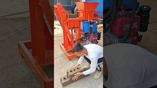 machine de briques de terre moteur diesel automatic soil clay interlock brick making machine price [upl. by Neff]