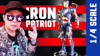 UNBOXING IRON PATRIOT  PLAY IMAGINATIVE 14 SCALE DIECAST [upl. by Aneekal367]