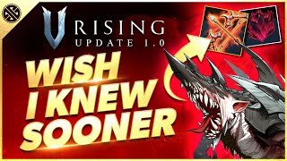 V Rising 10  Wish I Knew Sooner  Tips Tricks amp Game Knowledge for New Players [upl. by Dagall]