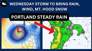 Portland Weather Wednesday Storm Update [upl. by Ahsram]