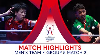 Hiroto Shinozuka JPN vs Antoine Razafinarivo MAD  MT G5  Match 2  ITTFWorlds2024 [upl. by Eram]