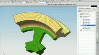 NX 6  Swept amp Tetrahedral Meshing [upl. by Admama]