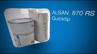 Verarbeitung ALSAN 870 RS [upl. by Agatha]