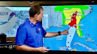 Morning update on Tropical Storm Helene from the NHC in Miami FL September 24 2024 [upl. by Clementi191]