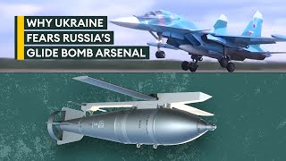 Russias retrofitted glide bombs launched out of air defences range [upl. by Tallbot]