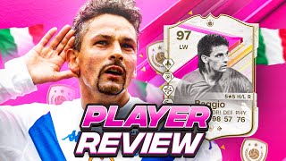 5⭐5⭐ 97 FUTTIES ICON BAGGIO SBC PLAYER REVIEW  FC 24 Ultimate Team [upl. by Mikael30]