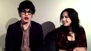 Matthew amp Elizabeth from Victorious chat to Mizz Mag TV [upl. by Vasya]