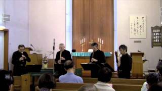 Tschaikowsky Symphony No4 in 3quot Recorder Quartet [upl. by Oinotnaocram703]