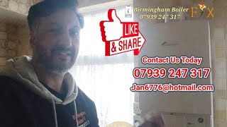 WorcesterBosch central heating boiler hot is fine but no heating Birmingham boiler repair [upl. by Siramay]