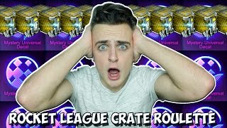 NITRO CRATES  Rocket League CRATE OPENING ROULETTE 8  WIN THESE ITEMS [upl. by Elokkin]