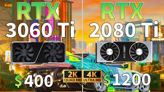 RTX 3060 Ti vs RTX 2080 Ti  1440p amp 4K 8 Games Test [upl. by Hardi]