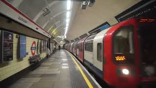 London Underground White City bound 1992 Stock Central Line Train entering Queensway [upl. by Resa67]