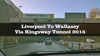 Ride through the Kingsway Tunnel to Wallasey Wallasey Tunnel from Liverpool [upl. by Levan]