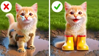 Awesome Kitten Boots 😻 Best Funny Cat Videos And hacks for Pet Owners [upl. by Lebazej357]