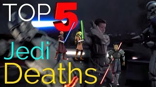 Top 5 Jedi Last Stands During the Clone Wars [upl. by Hitchcock]