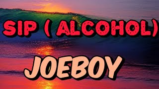 JOEBOY  SIP  ALCOHOL  LYRICS VIDEO [upl. by Llien]