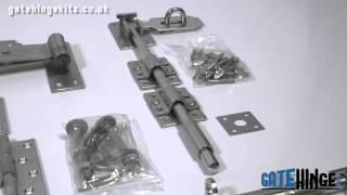 Stainless steel gate ironmongery [upl. by Kentiggerma922]