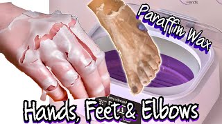 PARAFFIN WAX TREATMENT RELIEVE PAIN ARTHRITIS SKIN SOFT amp REMOVE DEAD SKIN CELLS [upl. by Doti]