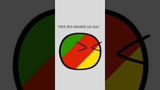 The Farroupilha War countryballanimation countryballs polandball [upl. by Abram]