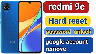 how to hard reset Xiaomi redmi m2006c3mg remove pattern lock  pin lock redmi 99c [upl. by Annoled]