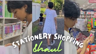 Stationery Shopping amp Haul  Shopping Vlog malayalam  malayalam vlog  Esther’s world [upl. by Fianna]