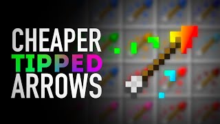 Cheaper Tipped Arrows in MC Bedrock  shorts  Did you know Minecraft [upl. by Eiramesor]