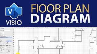 How To Draw a Simple Floor Plan in Visio [upl. by Shafer]