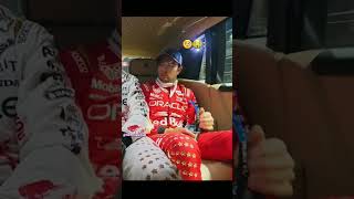 😜 Max Verstappen amp Charles Leclerc vs Sergio Perez In The Car 😭 f1 formula1 shorts [upl. by Yennej669]