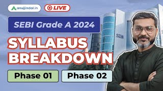 SEBI Grade A 2024 Notification  Complete Syllabus  Phase 01 and 02  Important Topics Anuj Jindal [upl. by Anair]