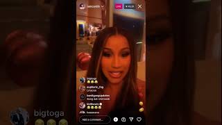 Cardi B reveals her amp Hennessy Carolina’s favorite artist cardib live favorite artist [upl. by Ikila]