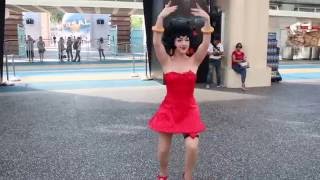 Betty Boop Opening  Universal Studios Singapore [upl. by Hgierb]