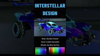 Interstellar Design in Rocket League shorts [upl. by Loy]